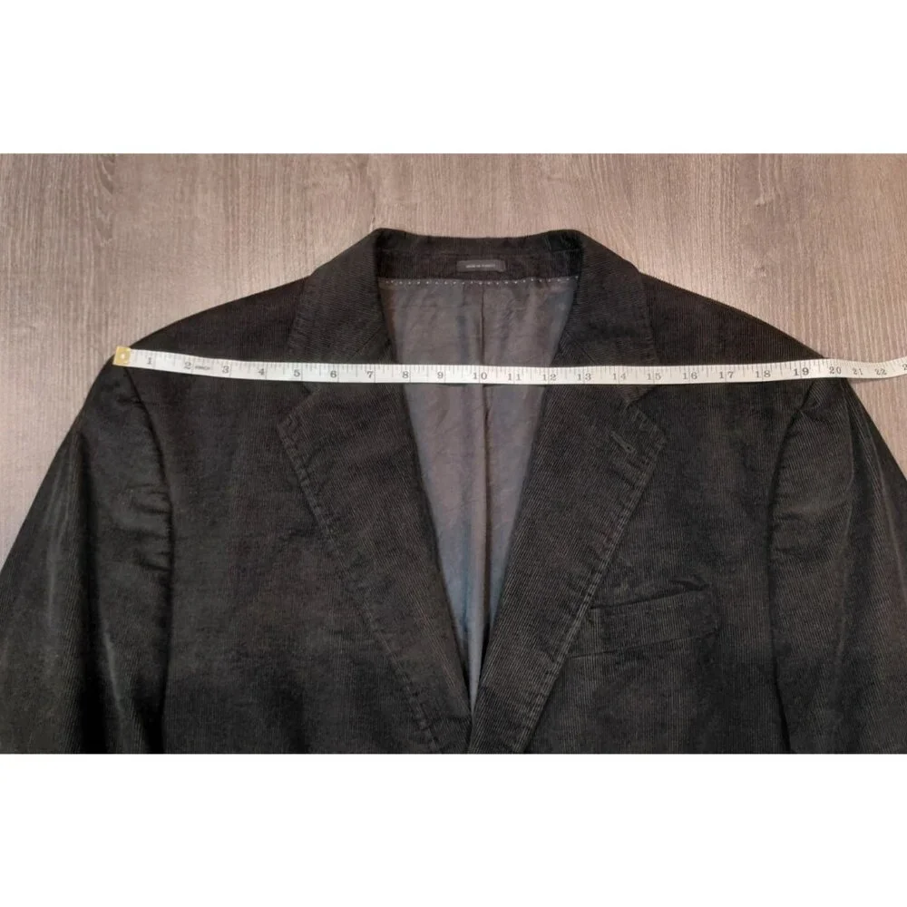 Express Design Studio Corduroy Sport Jacket 2-Button‎ Preppy Dark Academia Goth
